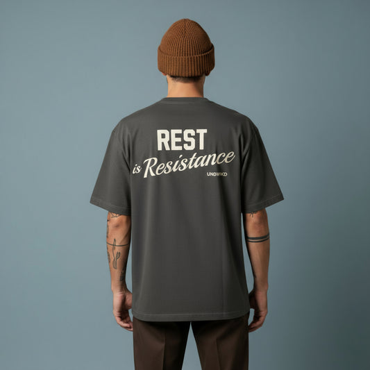 Anti-Hustle Dept. • Rest Is Resistance Tee