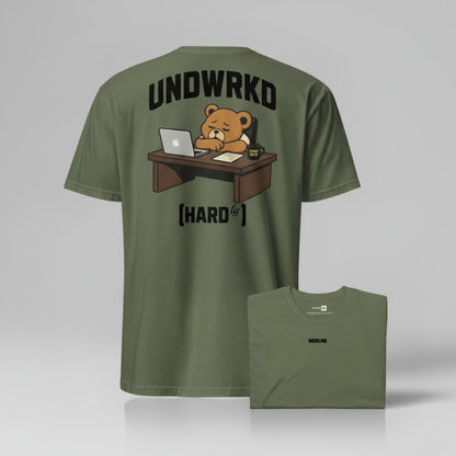Bearly Working Dept. • Overworked (Hardly) Tee