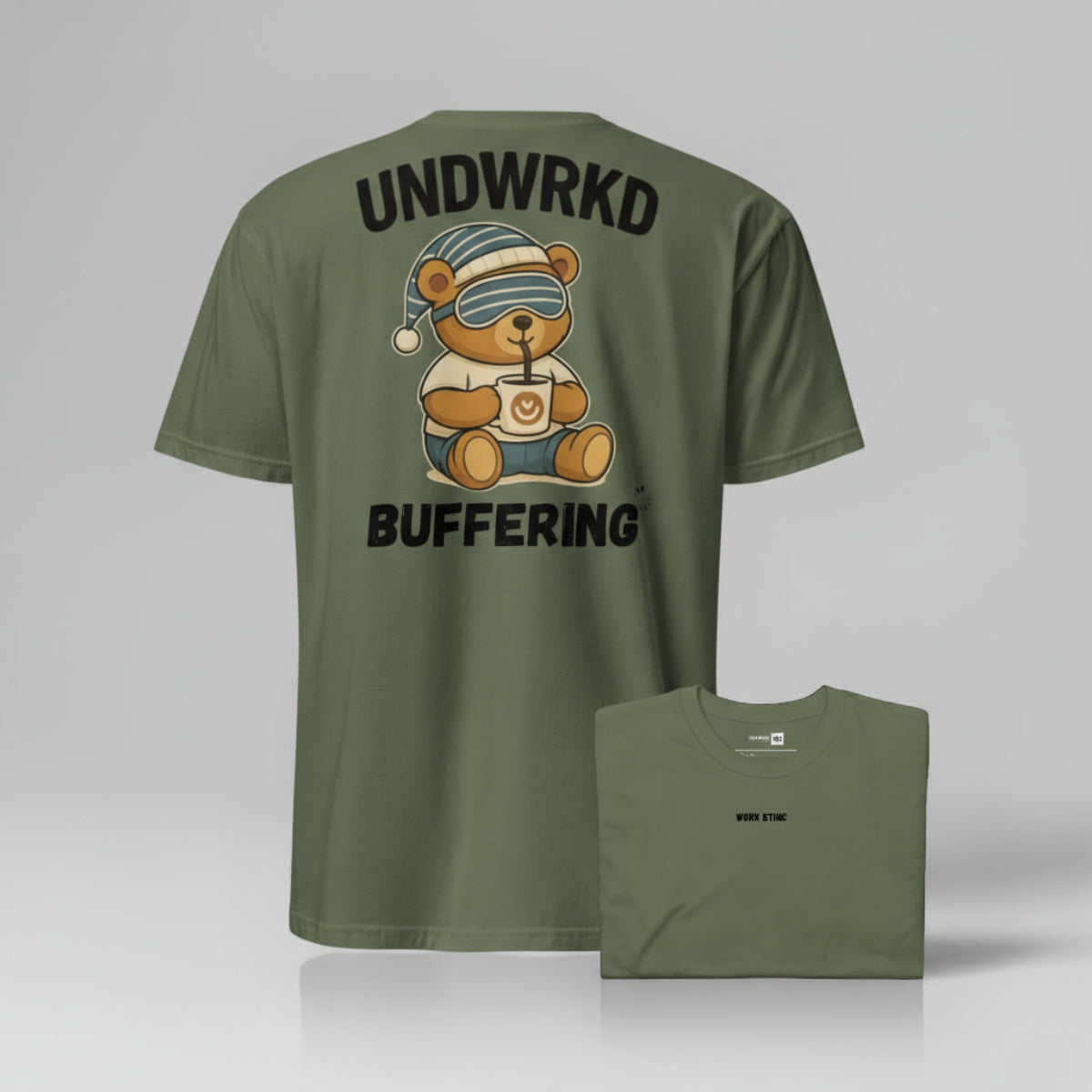 Bearly Working Dept. • Buffering Mode Tee